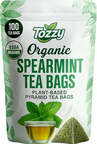 Tozzy Tea - 100 Count (Pyramid Tea Bags) | Pure Plant-Based Ingredients | Eco-Conscious Packaging