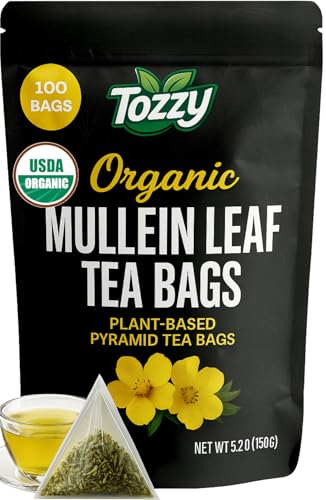 Tozzy Tea - 100 Count (Pyramid Tea Bags) | Pure Plant-Based Ingredients | Eco-Conscious Packaging