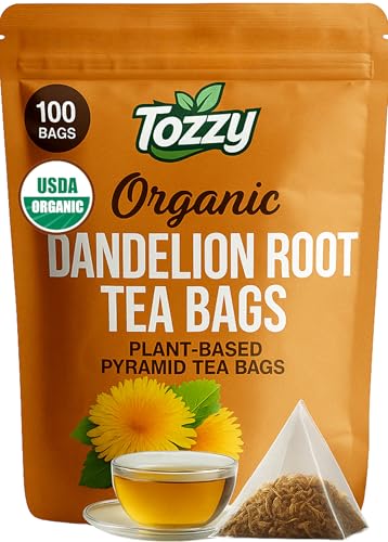 Tozzy Tea - 100 Count (Pyramid Tea Bags) | Pure Plant-Based Ingredients | Eco-Conscious Packaging