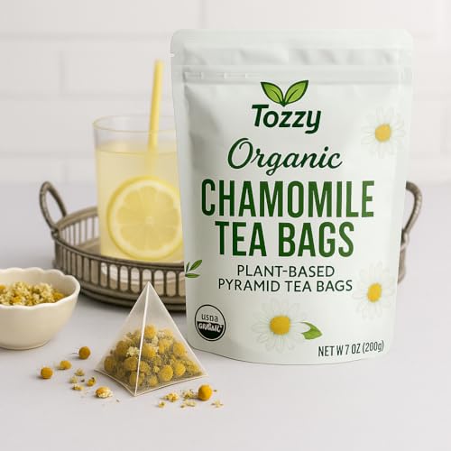 Tozzy Tea - 100 Count (Pyramid Tea Bags) | Pure Plant-Based Ingredients | Eco-Conscious Packaging