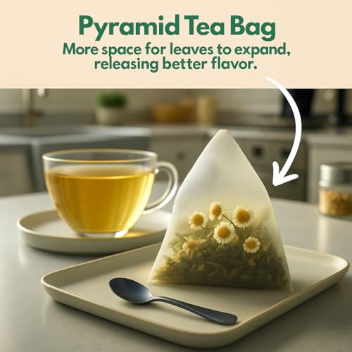 Tozzy Tea - 100 Count (Pyramid Tea Bags) | Pure Plant-Based Ingredients | Eco-Conscious Packaging
