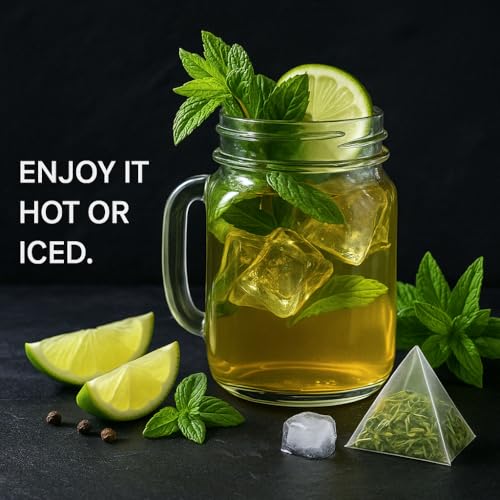 Tozzy Tea - 100 Count (Pyramid Tea Bags) | Pure Plant-Based Ingredients | Eco-Conscious Packaging