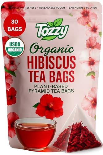 Tozzy Tea - 100 Count (Pyramid Tea Bags) | Pure Plant-Based Ingredients | Eco-Conscious Packaging